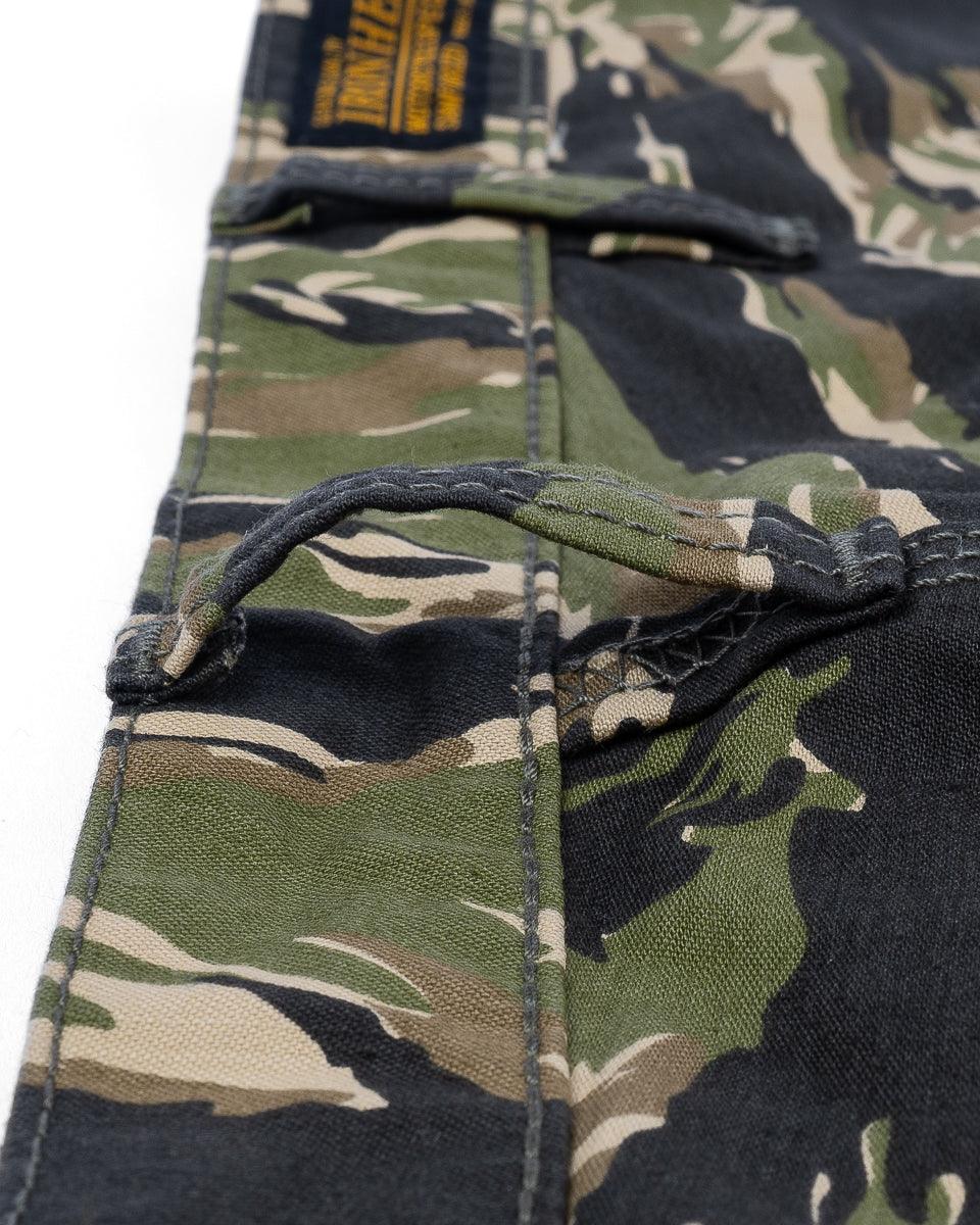 Satin Camouflage Cargo Pants - Tiger Stripe