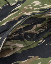 Satin Camouflage Cargo Pants - Tiger Stripe