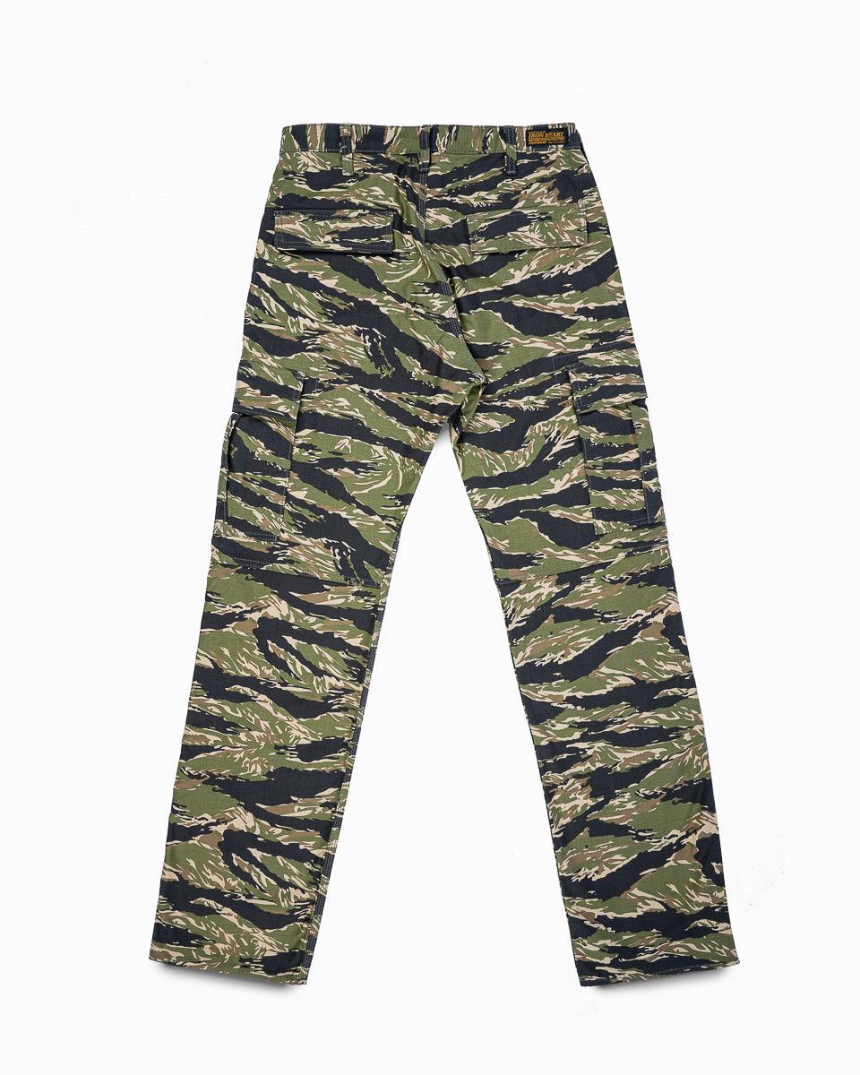 IH-737-TSC - Satin Camouflage Cargo Pants - Tiger Stripe – IRON