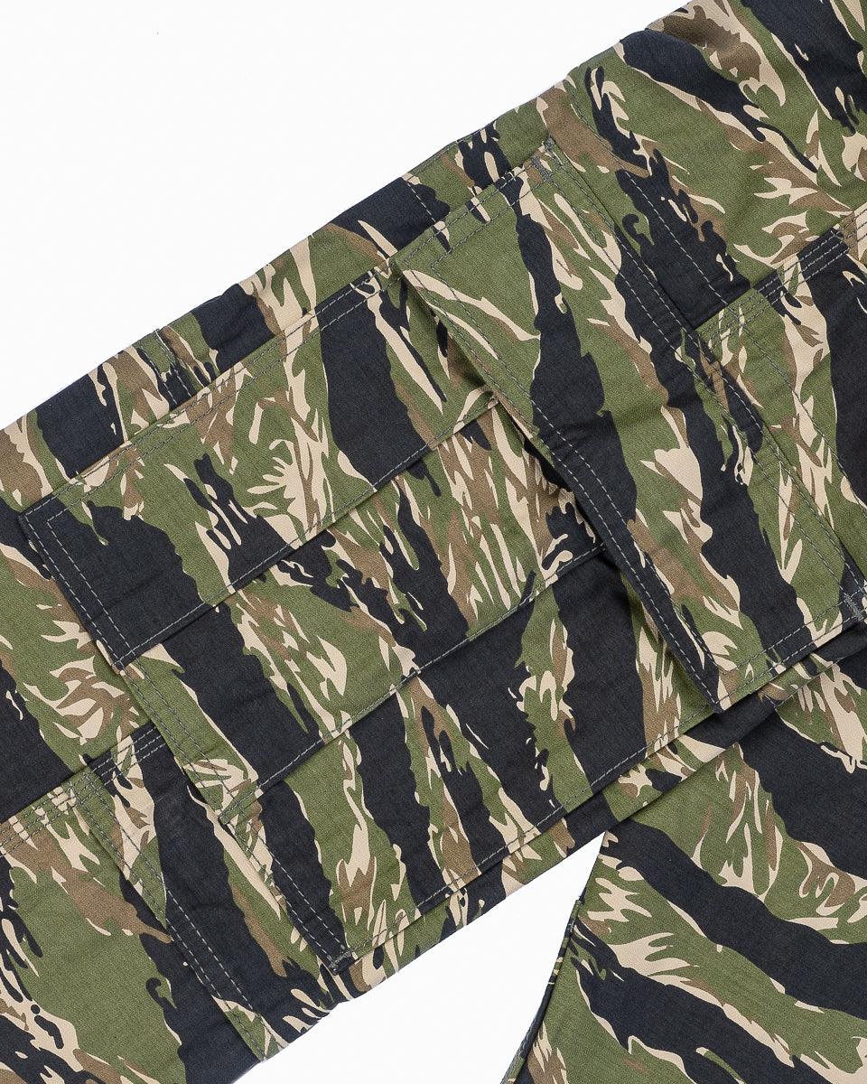 Satin Camouflage Cargo Pants - Tiger Stripe