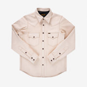 Iron Heart X Simmons Bilt Horsehide Western Shirt - The Pale Rider - Natural