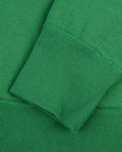 14oz Ultra Heavyweight Loopwheel Cotton Zippered Hoodie - Green