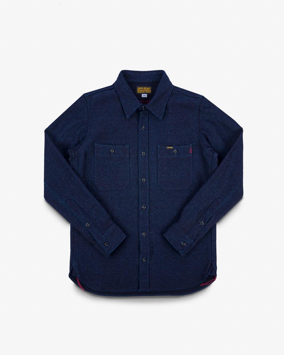 21 oz Sashiko Work Shirt - Indigo