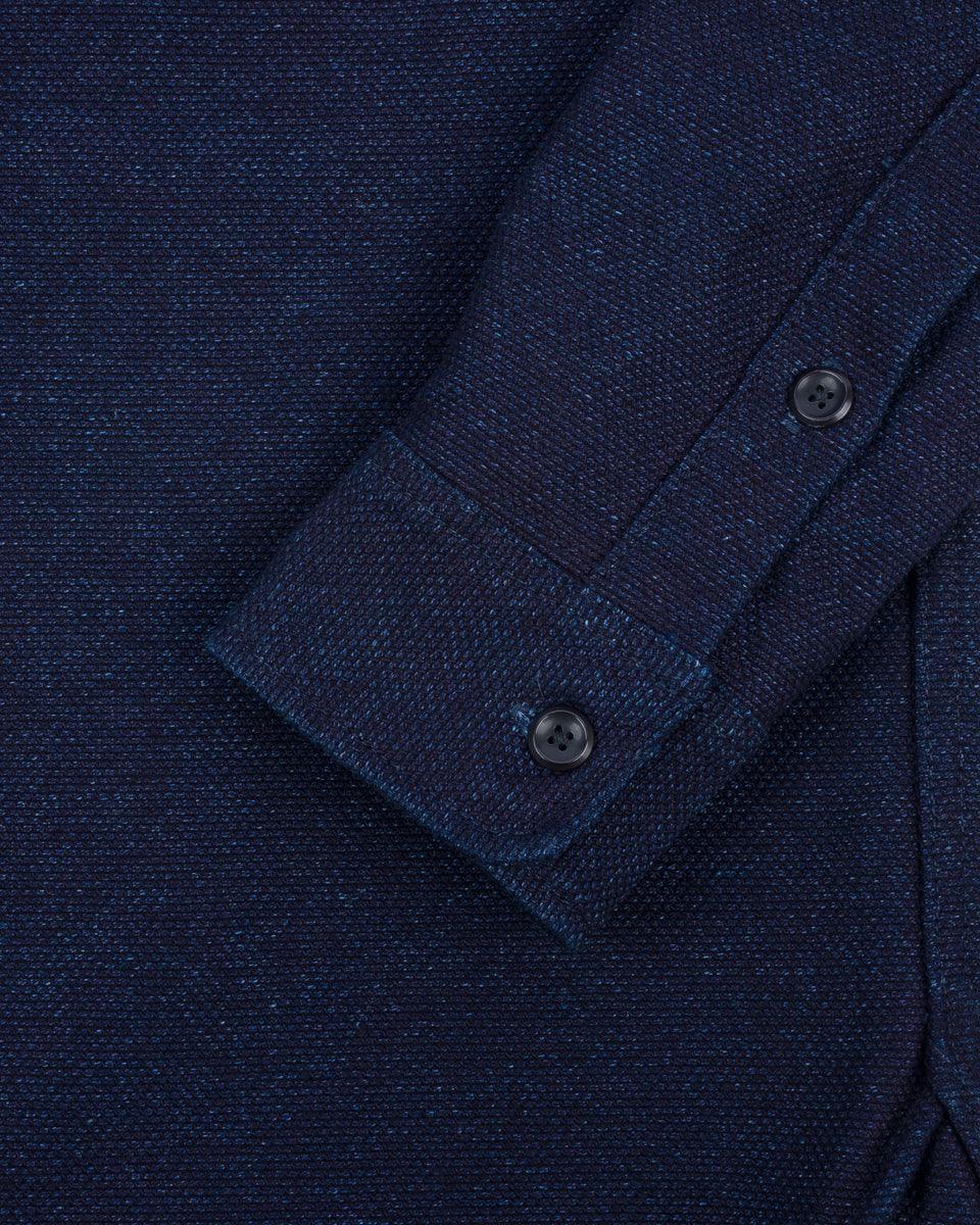 21 oz Sashiko Work Shirt - Indigo