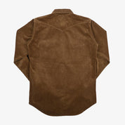 IHSH-398-CAM - 11oz Corduroy Western Shirt - Camel
