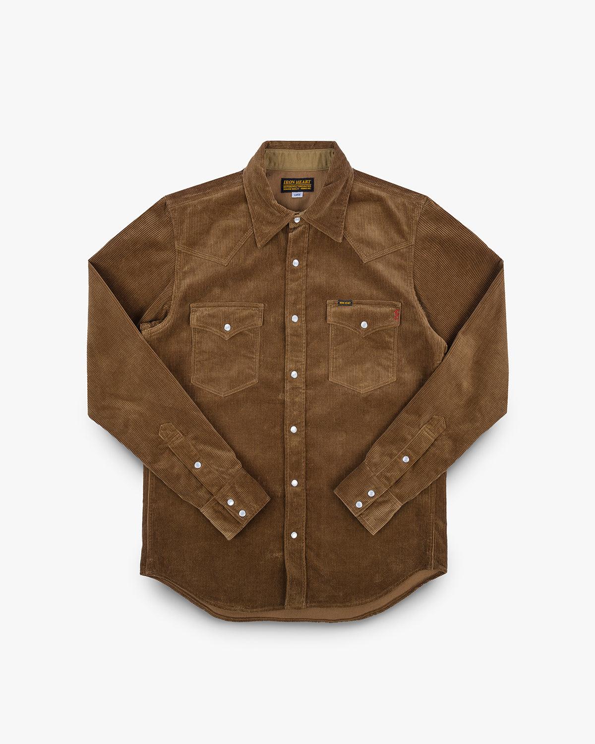 11oz Corduroy Western Shirt - Camel