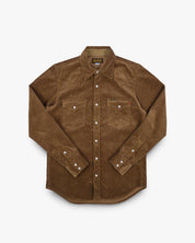 11oz Corduroy Western Shirt - Camel