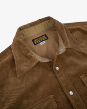 11oz Corduroy Western Shirt - Camel