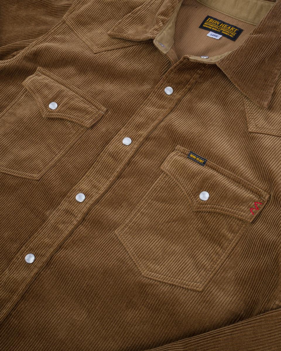 11oz Corduroy Western Shirt - Camel