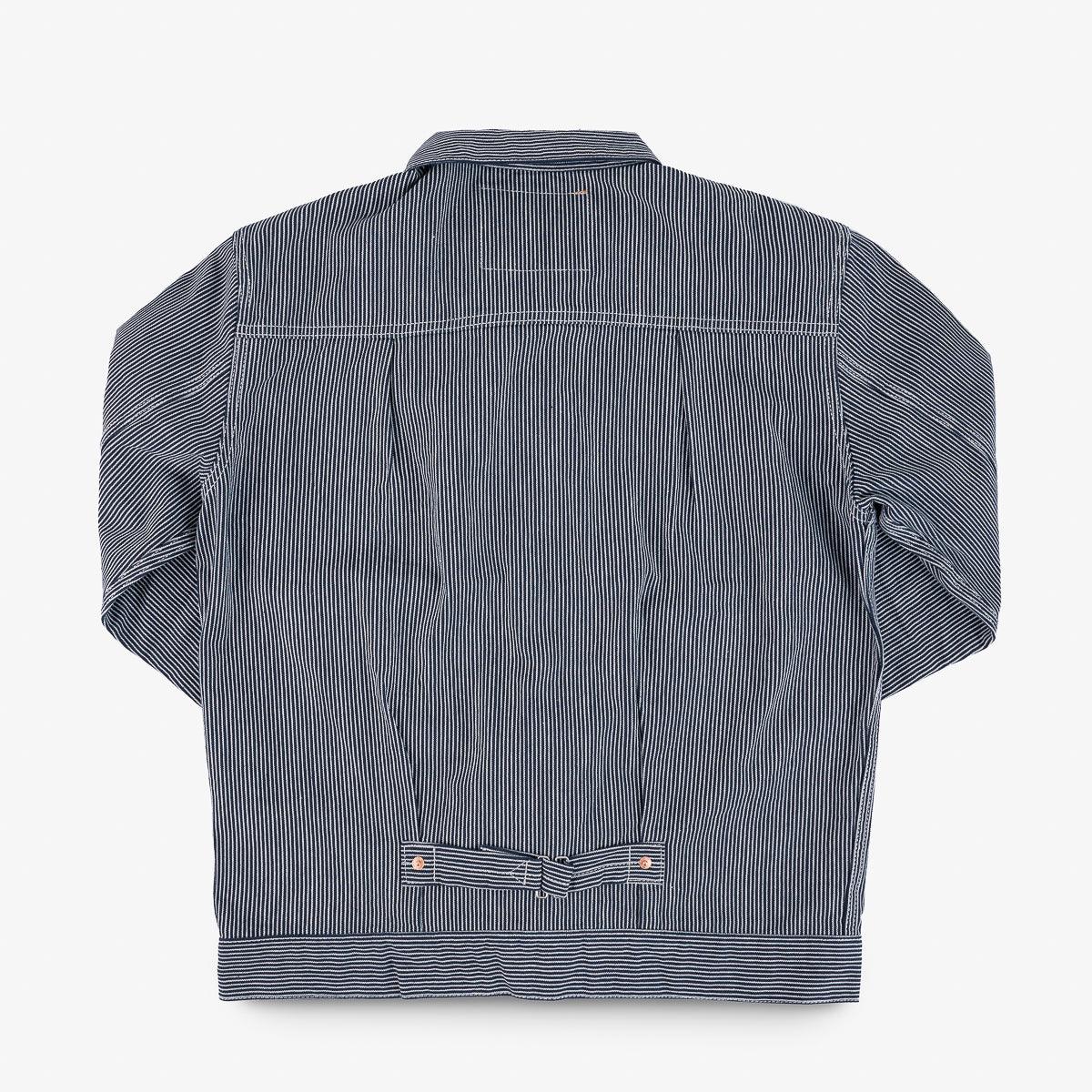 IHJ-141-IND - 10.5oz Narrow Stripe Hickory Type I - Indigo – IRON