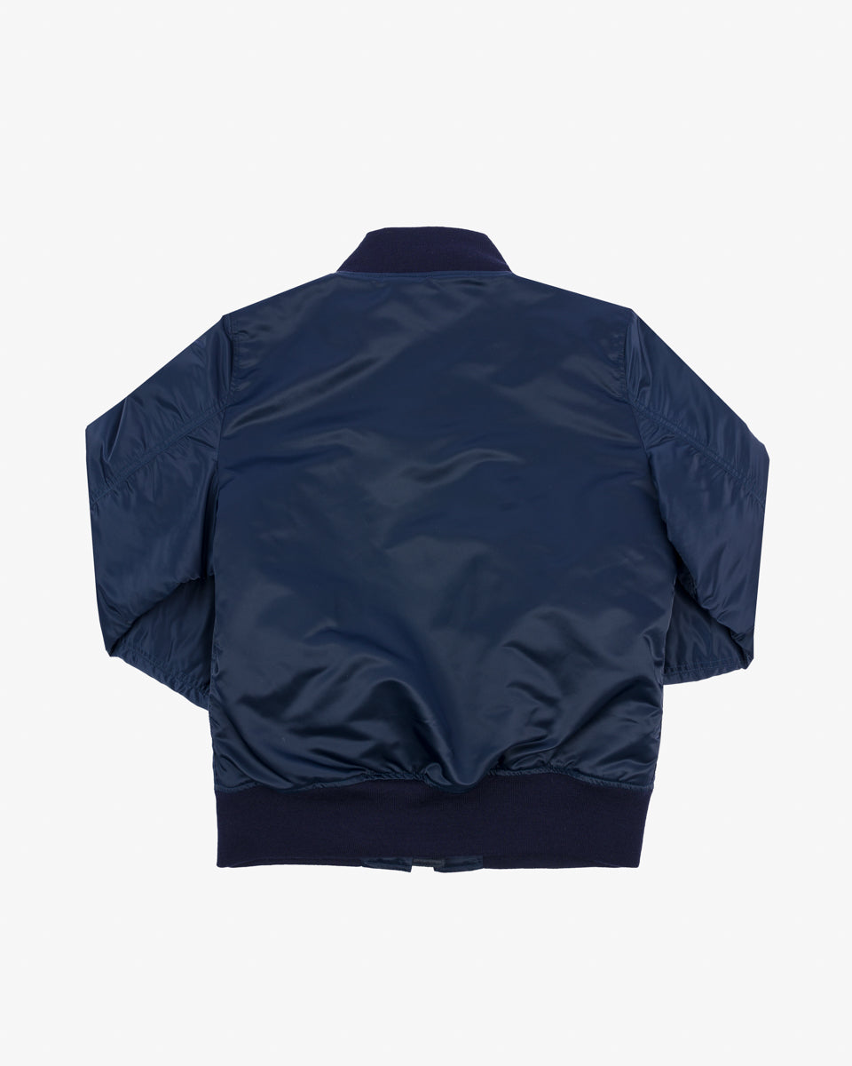 FW24 - IHM-43-NAV - Nylon Type L-2B Flight Jacket - Navy Blue