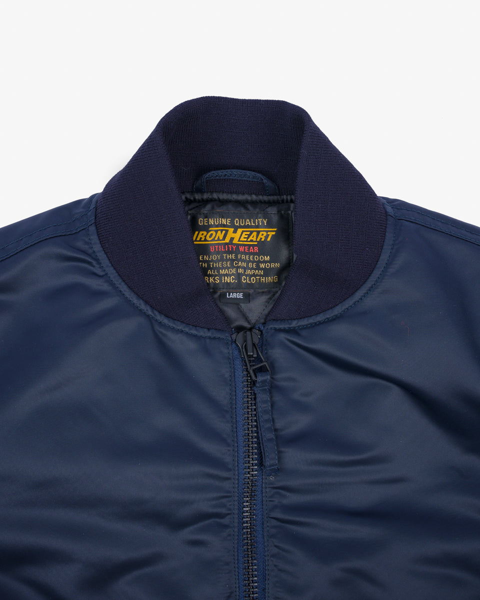 IHM-43-NAV - Nylon Type L-2B Flight Jacket - Navy Blue