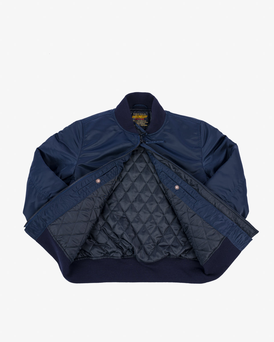 FW24 - IHM-43-NAV - Nylon Type L-2B Flight Jacket - Navy Blue