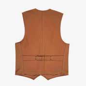 17oz Cotton Duck Work Vest - Brown