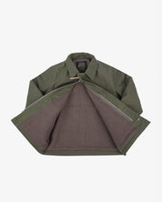 Oiled Whipcord A2 Deck Jacket - Army Green