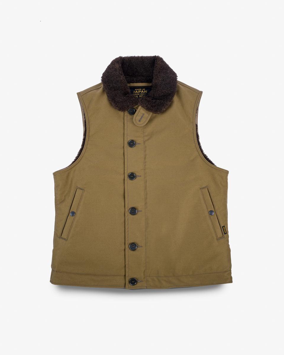 Whipcord N1 Deck Vest - Khaki