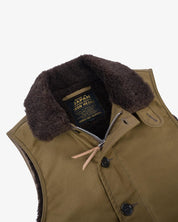 Whipcord N1 Deck Vest - Khaki