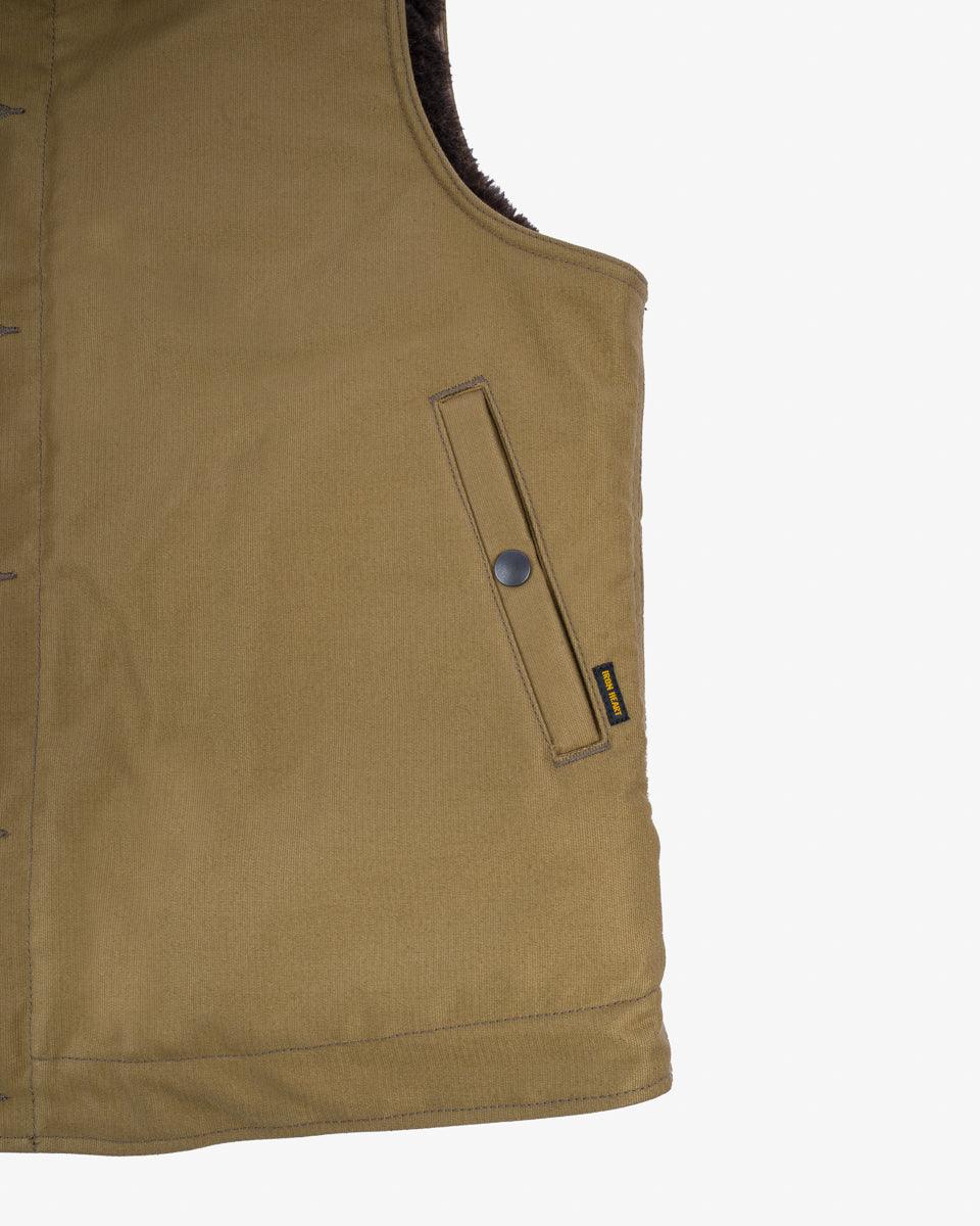 Whipcord N1 Deck Vest - Khaki