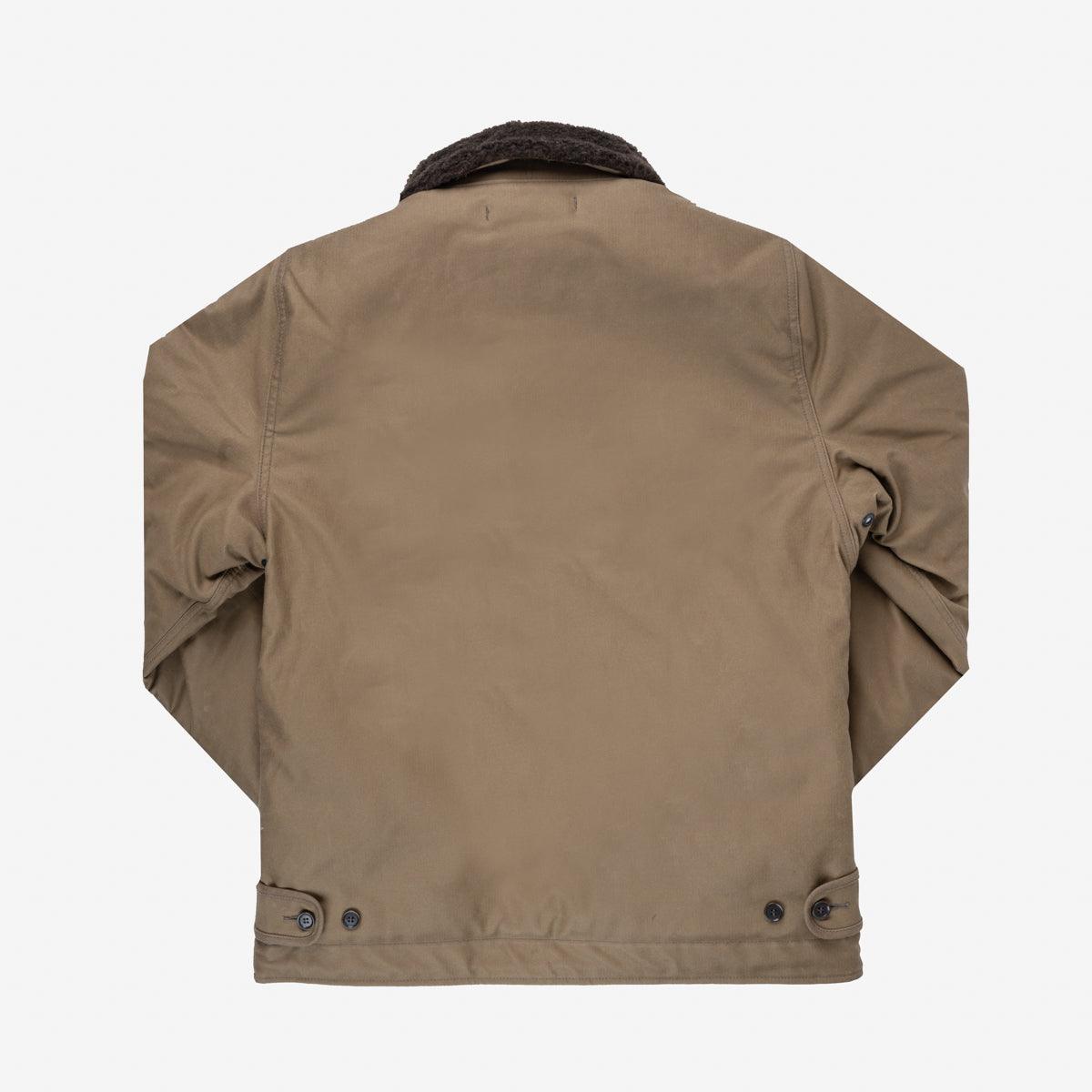 Oiled Whipcord N1 Deck Jacket - Khaki