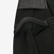 Image showing the IH-634S-SB - 21oz Selvedge Denim Straight Cut - Superblack Non-Fade which is a Jeans described by the following info 634, Bottoms, Iron Heart, Jeans, Released, Straight and sold on the IRON HEART GERMANY online store