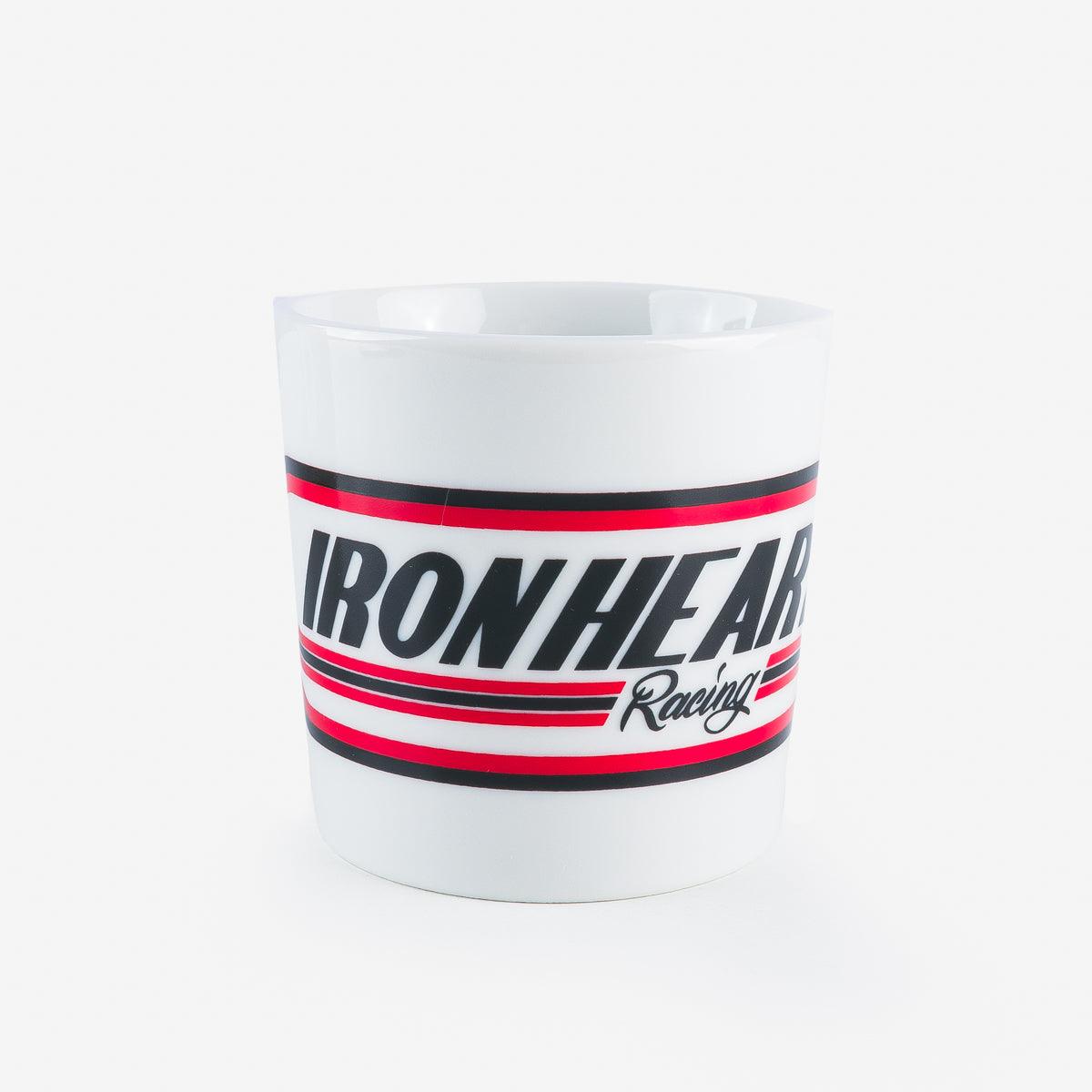 Image showing the IHG-112-RA - Iron Heart "Racing" coffee Mug which is a Others described by the following info Accessories, Iron Heart, New, Others, Released and sold on the IRON HEART GERMANY online store