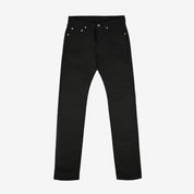 Image showing the IH-777S-SB - 21oz Selvedge Denim Slim Tapered Cut Jeans - Superblack Non-Fade which is a Jeans described by the following info 777, Bottoms, Iron Heart, Jeans, Released, Tappered and sold on the IRON HEART GERMANY online store