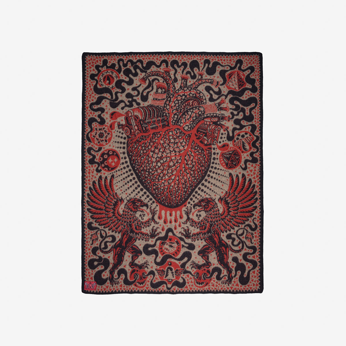 IHxIF-01 - Iron Heart x Indigofera Friendship Blanket