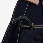 25oz Selvedge Denim Super Slim Cut Jeans - Indigo/Black