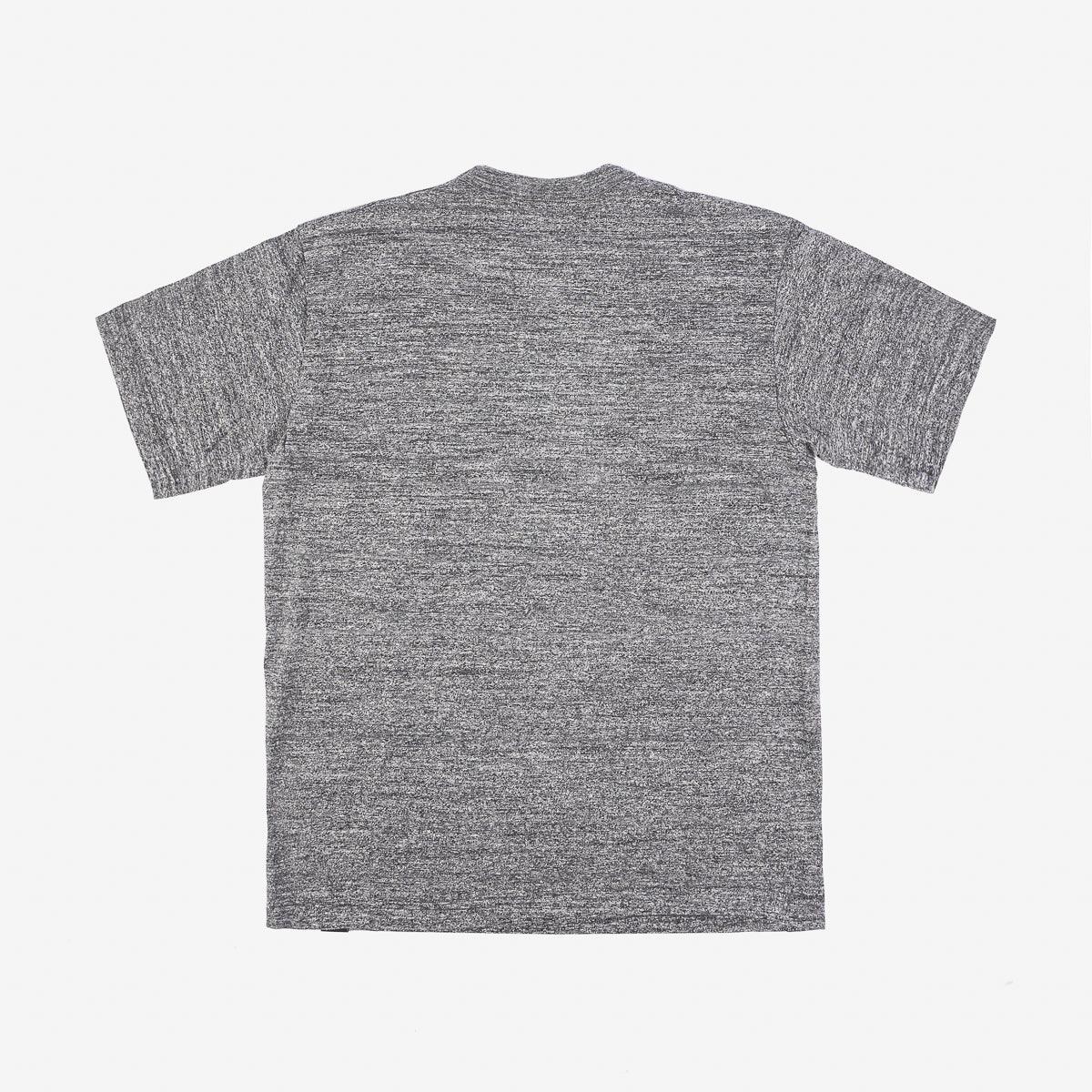 6.5oz Loopwheel Crew Neck T-Shirt (Long) - Grey