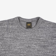 6.5oz Loopwheel Crew Neck T-Shirt (Long) - Grey