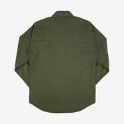 Image showing the IHSH-381-OLV - 9oz Military Serge CPO Shirt - Olive which is a Shirts described by the following info SS24 and sold on the IRON HEART GERMANY online store