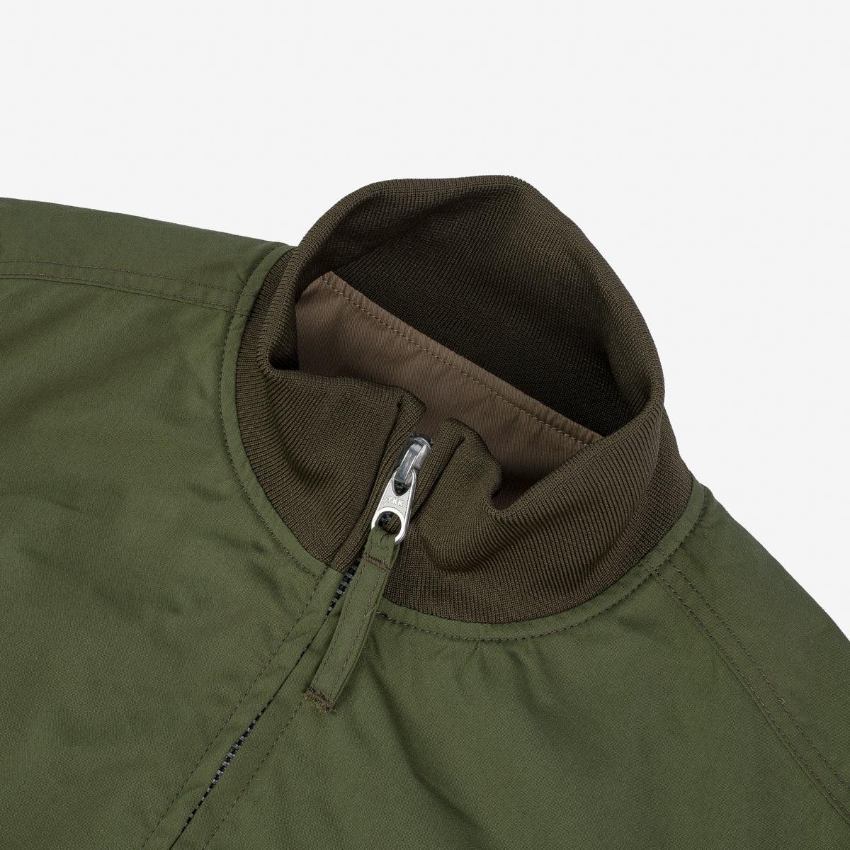 Image showing the IHJ-130-OLV - Reversible Tanker Jacket - Olive which is a Jackets described by the following info SS24 and sold on the IRON HEART GERMANY online store