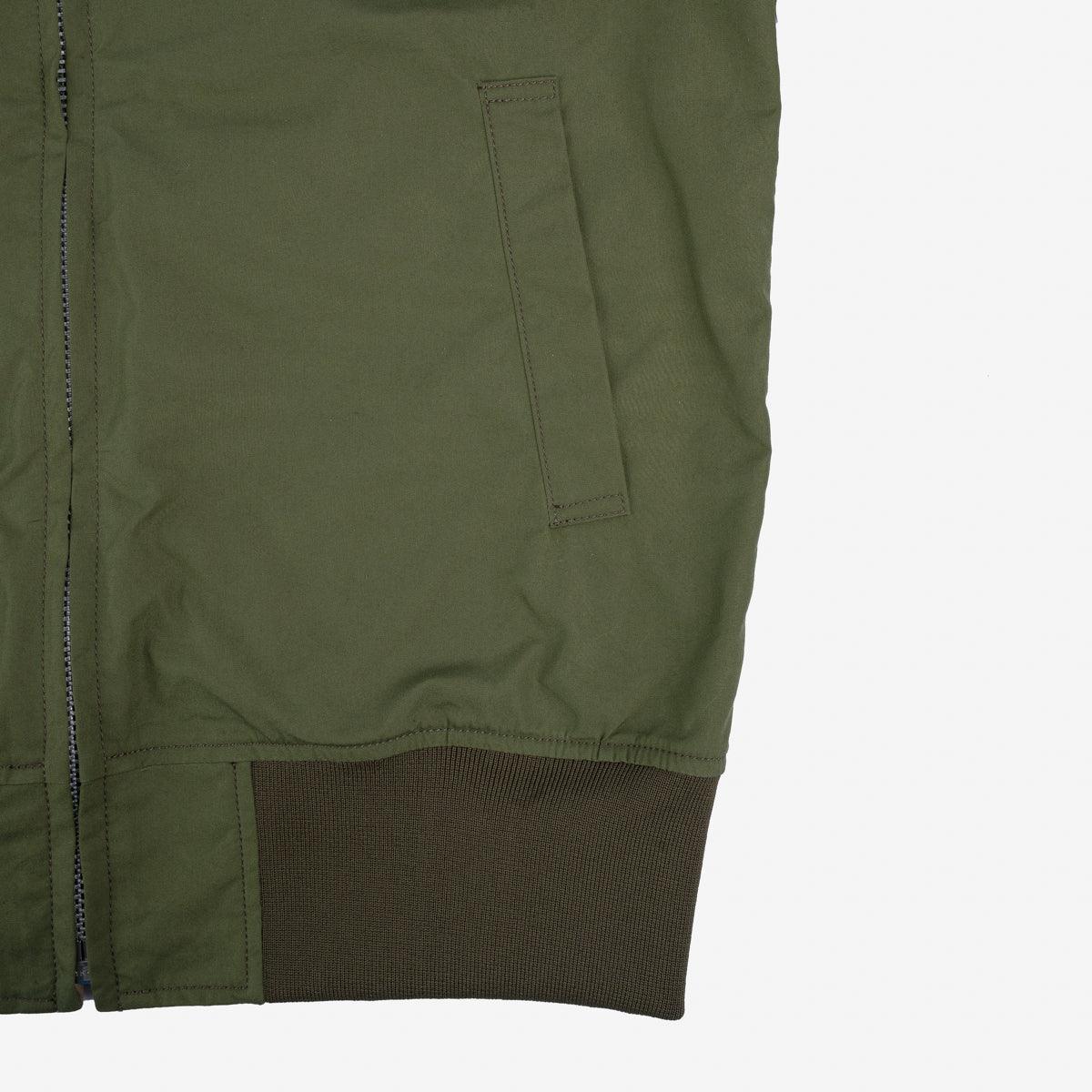 Image showing the IHJ-130-OLV - Reversible Tanker Jacket - Olive which is a Jackets described by the following info SS24 and sold on the IRON HEART GERMANY online store