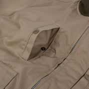 Image showing the IHJ-130-OLV - Reversible Tanker Jacket - Olive which is a Jackets described by the following info SS24 and sold on the IRON HEART GERMANY online store