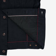 Image showing the IHJ-132-BLK - 14oz Selvedge Denim Modified Type III Jacket - Superblack which is a Jackets described by the following info SS24 and sold on the IRON HEART GERMANY online store