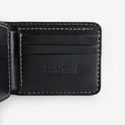 Image showing the IHG-071-NAV -Slimline Small Shell Cordovan Wallet - Navy which is a WALLETS AND CHAINS described by the following info Accessories, Iron Heart, Released, WALLETS AND CHAINS and sold on the IRON HEART GERMANY online store