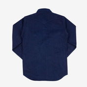 IHSH-409-IB - 19oz Selvedge Denim CPO Shirt - Indigo/Black