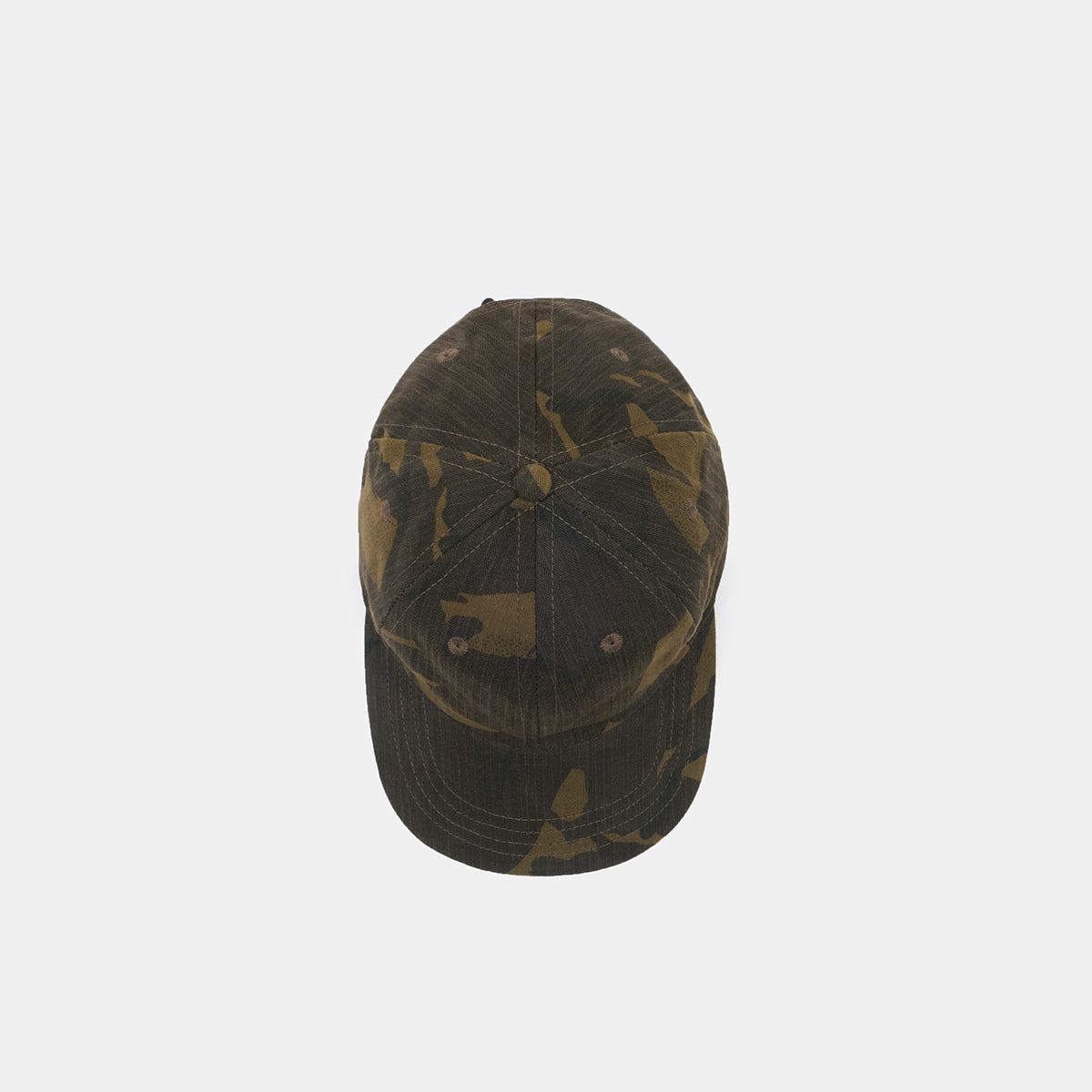 DE-BC02WC-DW-CAM - DEHEN 1920 12oz Waxed Cotton Baseball Cap - Darkwood Camouflage