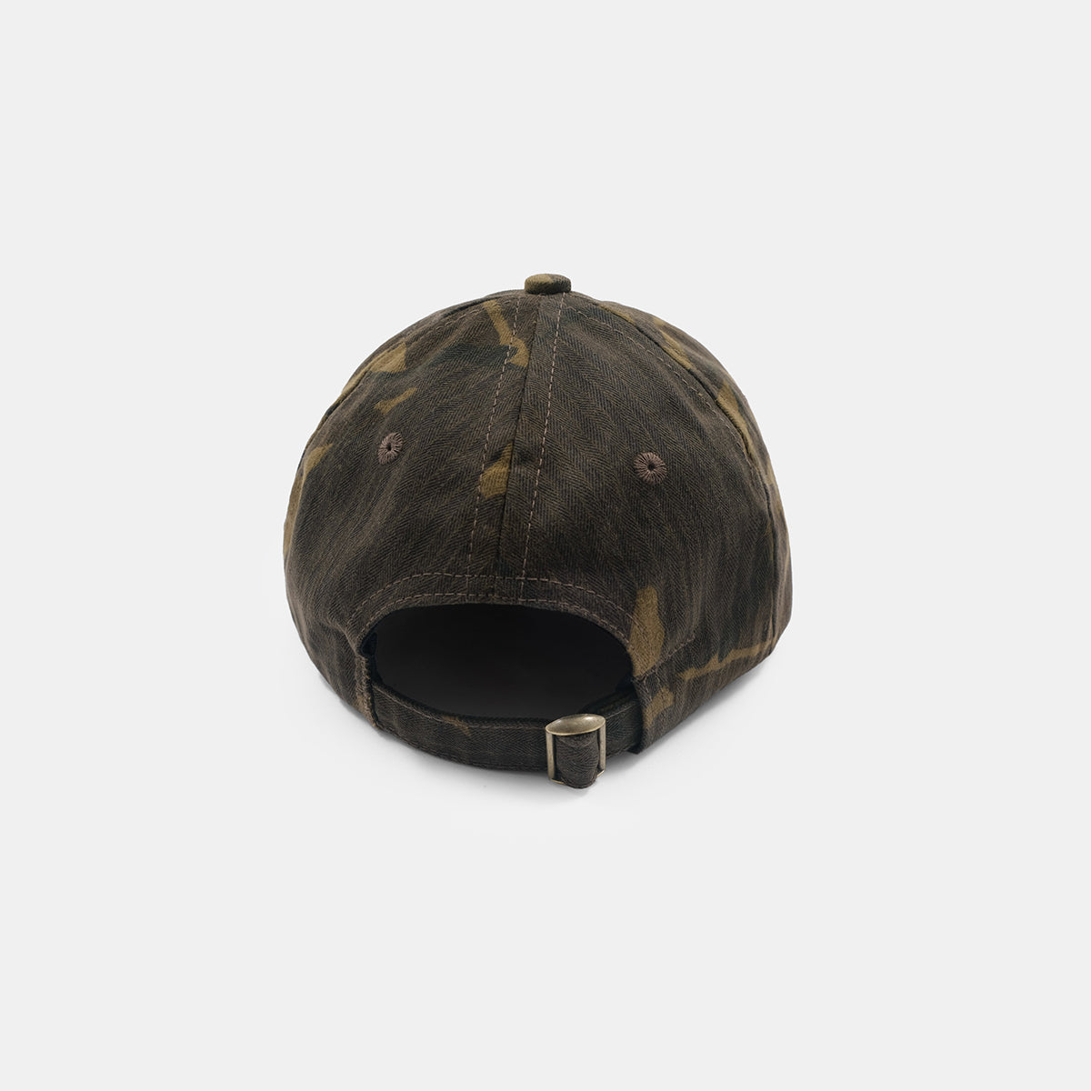 DE-BC02WC-DW-CAM - DEHEN 1920 12oz Waxed Cotton Baseball Cap - Darkwood Camouflage