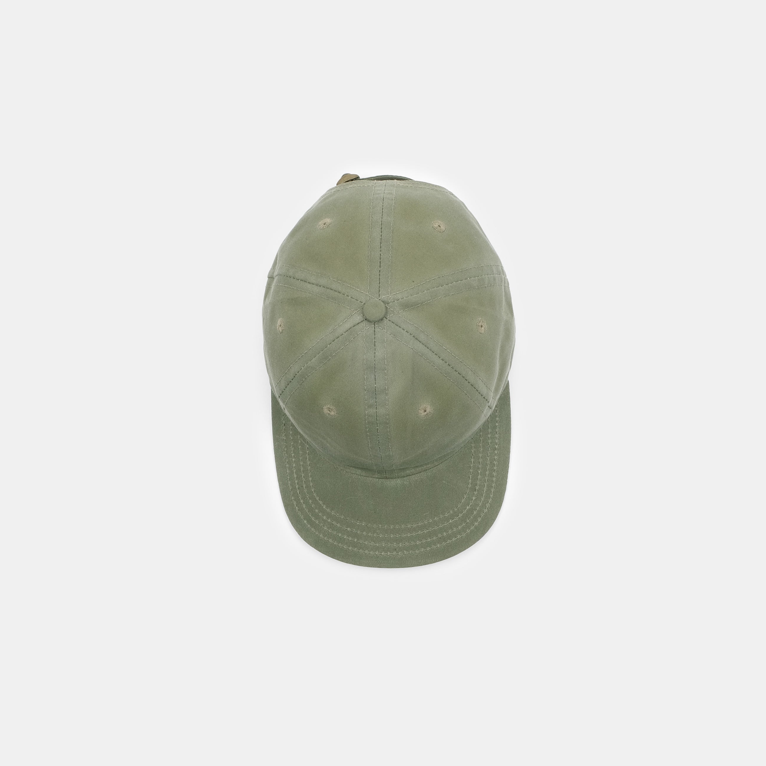 DE-BCW02WC-OLV - Dehen 1920 10 oz Waxed Cotton Baseball Cap - Olive