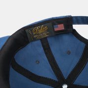 DE-BCW02WC-BLU - Dehen 1920 12 oz Waxed Cotton Baseball Cap - Blue