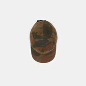 DE-BCW02WC-CAM - Dehen 1920 12 oz Waxed Cotton Baseball Cap - Ginger Camo