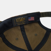 DE-BCW02WC-CAM - Dehen 1920 12 oz Waxed Cotton Baseball Cap - Ginger Camo