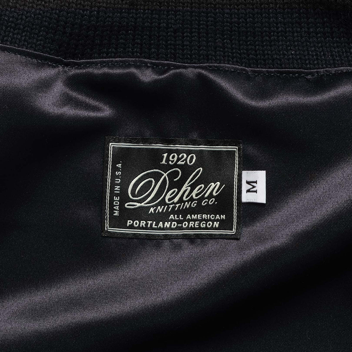 DE-SW0111-NAV - DEHEN 1920 Full-Zip Moto-Sweater - Navy