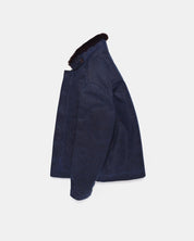 Dehen 1920 Waxed Canvas N-1 Deck Jacket - Navy