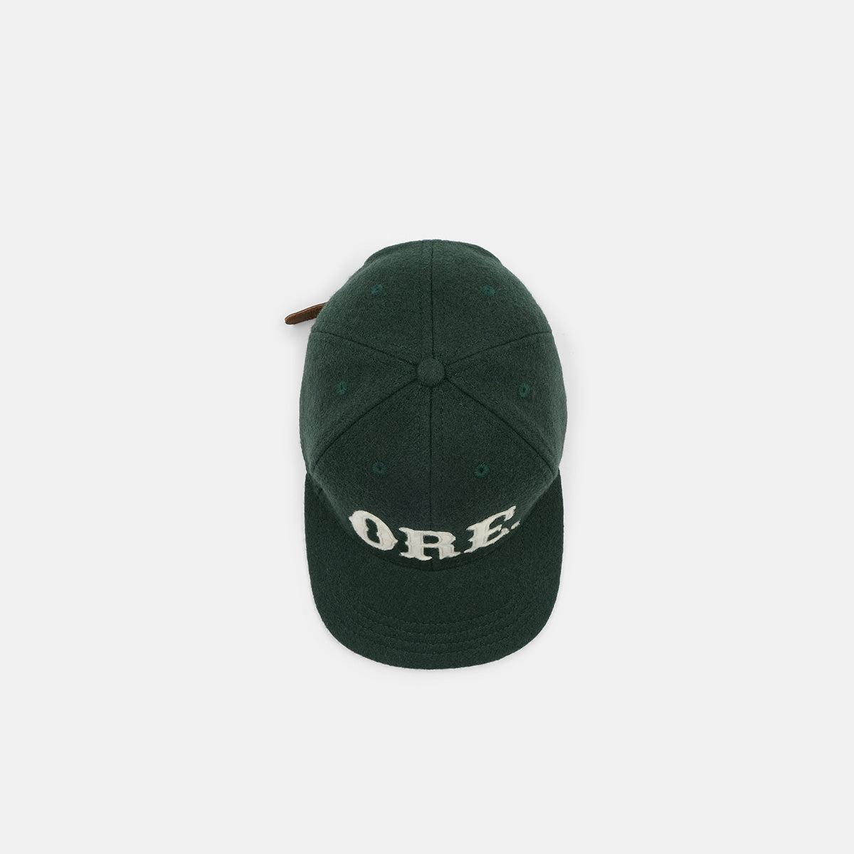 DE-BC01-GRE/GOL - Dehen 1920 ORE Wool Baseball Cap - Green/Old Gold