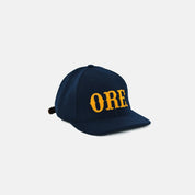 DE-BC01-NAV/GOL - Dehen 1920 ORE Wool Baseball Cap - Dark Navy/Gold