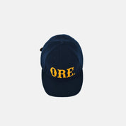DE-BC01-NAV/GOL - Dehen 1920 ORE Wool Baseball Cap - Dark Navy/Gold