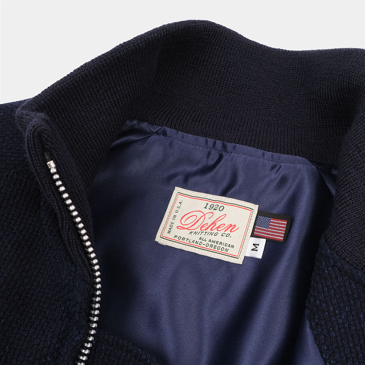DE-JA084-IND - DEHEN 1920 Pilot Jacket Cotton Sashiko - Indigo
