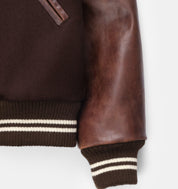 Dehen 1920 Varsity Jacket - Brown